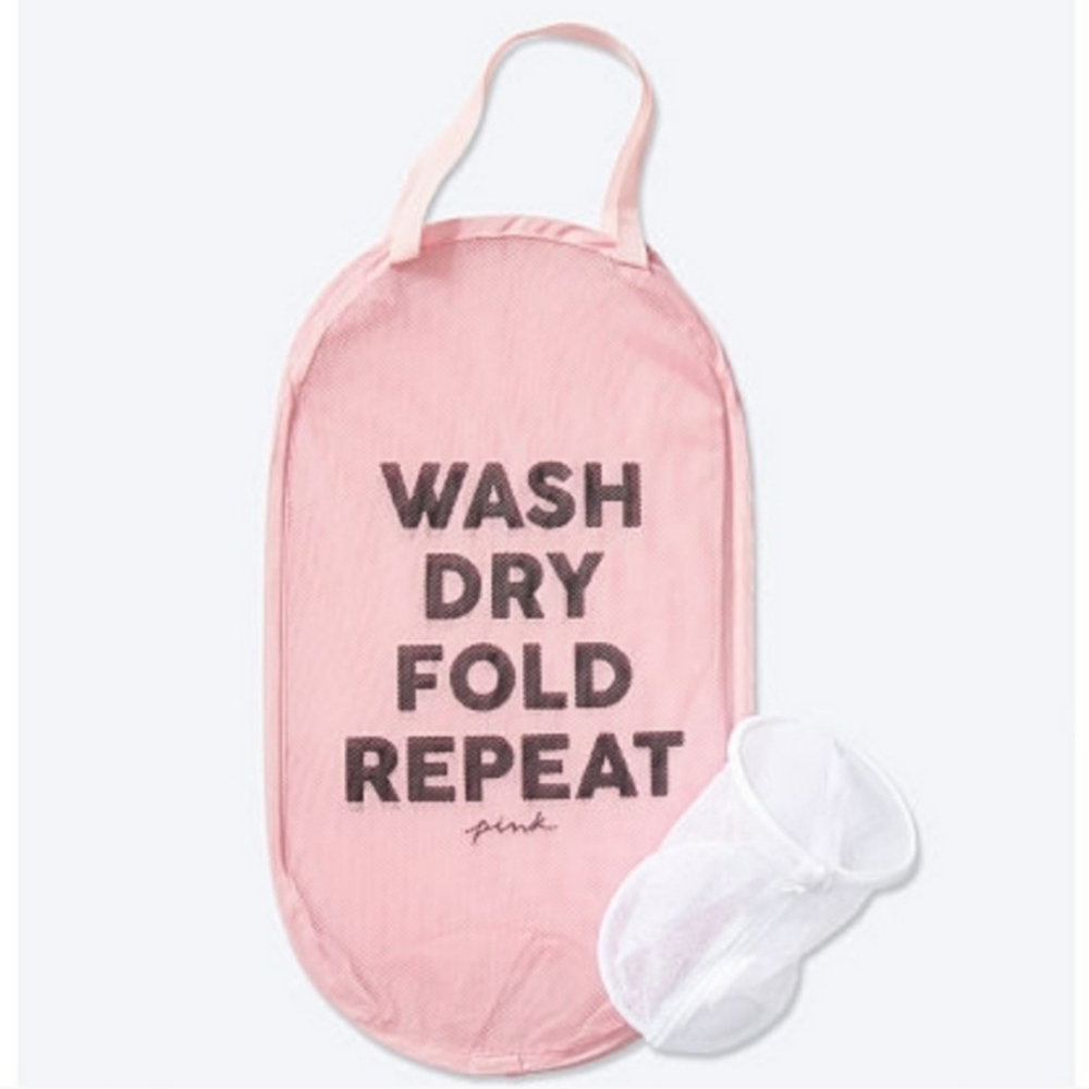 Victoria's Secret Laundry Bag + Mini Mesh Bag NWT